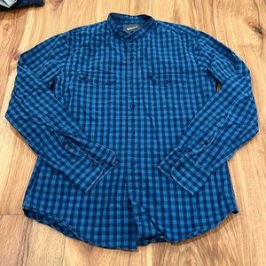 Bonobos men’s shirt. Blue check. Size medium slim.